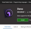 Deno でも Visual Studio Code の支援を受けられるようにする