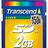 2GB SDカード（150倍速）TS2GSD150 2000円近い大幅値下げ