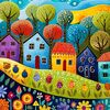 スマホから解放される至福のひととき！Bullglesup 1000ピース パズル『Painting Houses』で始める、大人のための集中体験