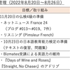 【週報・目標管理#014】2022年8月20日〜8月26日：ブログをテーマ毎にマックス10個開設するのはどうなんでしょうか