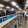 宇野昌磨選手　会場の首都体育館でのメディアインタビューの様子