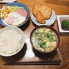 ハムエッグとハッシュドポテトで朝ごはんにしました。