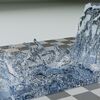Blenderの流体シミュレーションで「荒々しい水流／前編」