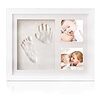 g0042 TEPSMIGO 赤ちゃんの手形足形フレーム Baby foot print記念品 安全な粘土 木製フレーム 出産祝いの品