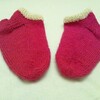 pink sock2できあがった。
