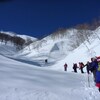 薙刀山　ほろ苦の新雪山スキー挑戦・・　　2010.02.21