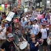 ６・１４渋谷の路上を埋め尽くした反戦デモ。歴史を変えるために若者・市民のたたかいが開始された。