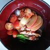 盛岡冷麺と小アジの南蛮漬け
