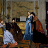 絵画 『Alfred Emile Leopold Stevens「Elegant...」』