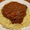 ミートソーススパゲティ