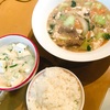 豚肉とチンゲン菜のふわトロ豆腐餡