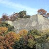 丸亀城石垣修復状況　丸亀城の復元整備事業
