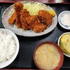 西川口の「あおき食堂」でイカフライとヒレカツ定食を食べました★