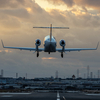CANON EF 70-200mm F2.8 L IS USMで八尾空港で小型機の撮影。