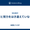 我慢と努力をはき違えていないか