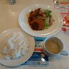 ガスト　日替わりランチ　てりやきチキン&メンチカツ