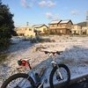 12月に雪中ライド