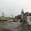 豊田市で雨の日に幼児2人連れ①交通安全学習センター