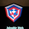 ルービックキューブで模様を作りました！　Rubik's Cube art design