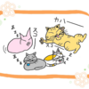 ねこ漫画【ぽわぽわしたナニカ】