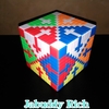 ルービックキューブで模様を作りました！　Rubik's Cube art design