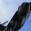 まさに軍用輸送機