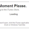 iTunesがOne Moment Pleaseを表示したままスタックしたら