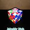 ルービックキューブで模様を作りました！　Rubik's Cube art design