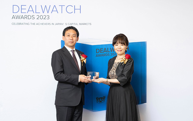 「DEALWATCH AWARDS 2023」でソフトバンクの「第1回社債型種類株式」が株式部門で「Innovative Equity Deal of the Year」を受賞