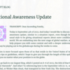 【機械翻訳】"Situational Awareness Update" 状況認識の最新情報