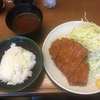 むさしやで上ロース定食（大門・浜松町）