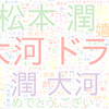 　Twitterキーワード[#松本潤]　01/19_18:00から60分のつぶやき雲