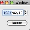 ほぼ日、MacのGUI - Date Picker(日付の選択)