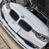 東京都からBMWアルピナD3 BITURBOご来店！ALPINA純正ブラックホイールの縁石ガリキズ日帰り修理の佐藤企画