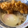 『十割そば会 大野田店』の“とり天半熟たまご丼
