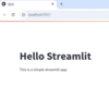 Ubuntu (raspberry pi) で streamlit サーバーを作る