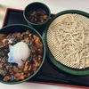 ゆで太郎さんの"元気玉丼セット"蕎麦は、ざる蕎麦。