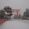 雪の平安神宮と慈照寺銀閣　年末年始ぶらり旅　その５