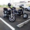 後ろタイヤのならしでCB1100発進❗️