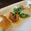 「イタリア食堂ピノ(Pino)」でパスタランチセット1,500円。前菜＋ドリンク＋デザート付き