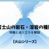 富士山の岩石・溶岩の種類｜特徴と成り立ちを解説