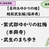 【光る君へ】本興寺と武生の町並み歩き。福井の名所＆ゆかりの地：紫式部と源氏物語