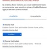 Android の Chrome でタブ等の操作メニューを下にする