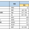 血液成分の再検査の結果