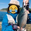 市江のグレ釣り　with彼女