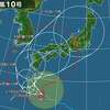 台風１０号接近中