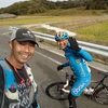 IZU TRAIL JOURNEY対策で、アップダウンのある道を25km。久しぶりに山下くんに会ったよ！