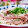 豚肉ともやしのレンジ蒸し＆ちくわとマイタケの炊き込みご飯
