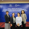 ベトナム・フエで開かれているAPEC女性と経済フォーラム「官民対話」、ひとつのセッションでモデレーターを務めました。