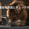 高齢猫が水をよく飲むようになったら病気？